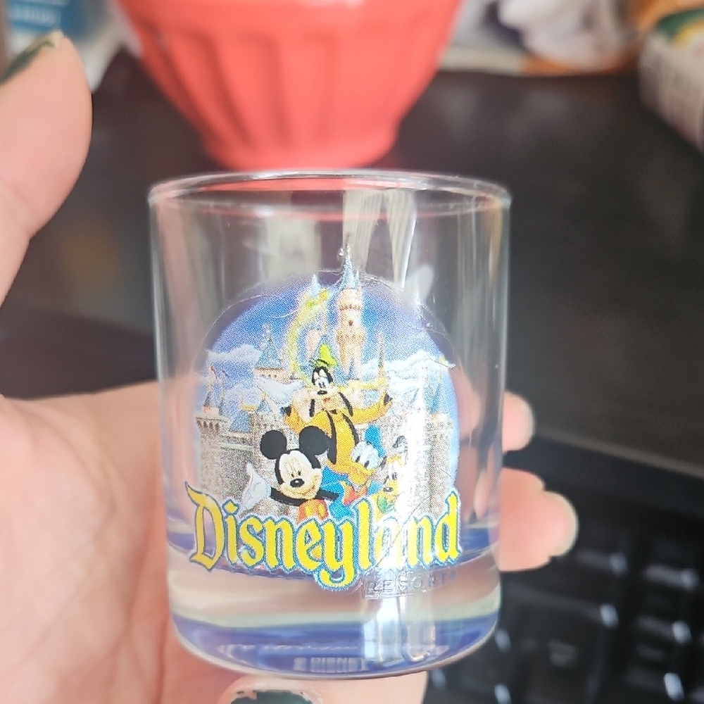 Disneyland GlassToothpick Holder Circa Early 2000s